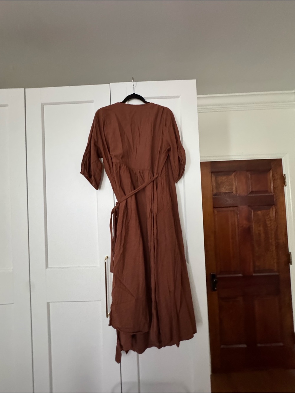 Little Cottonwood fern wrap dress